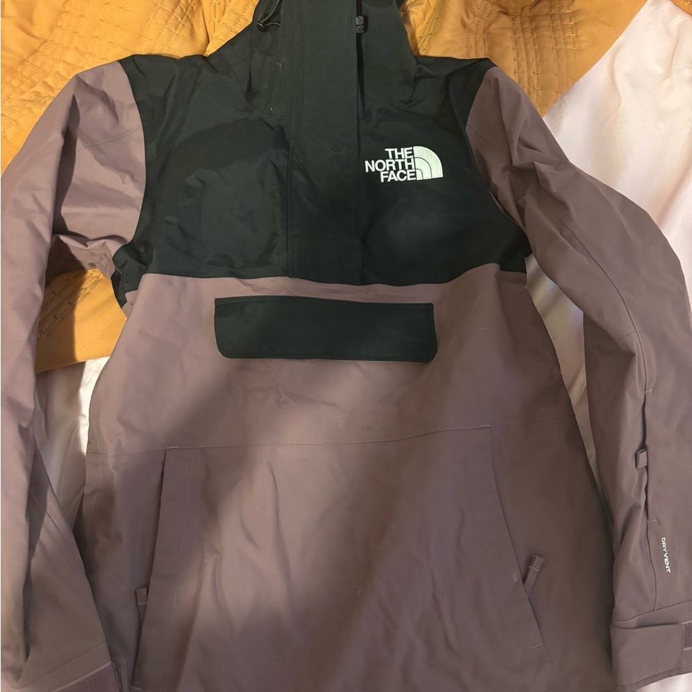 The North Face Black and Maroon Jacket